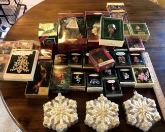 70s 80s Boxed Hallmark ENesco Mini Ornaments
