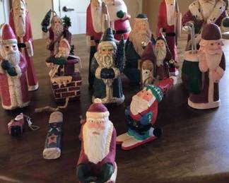 Midwest Canyon Falls Santa Figures