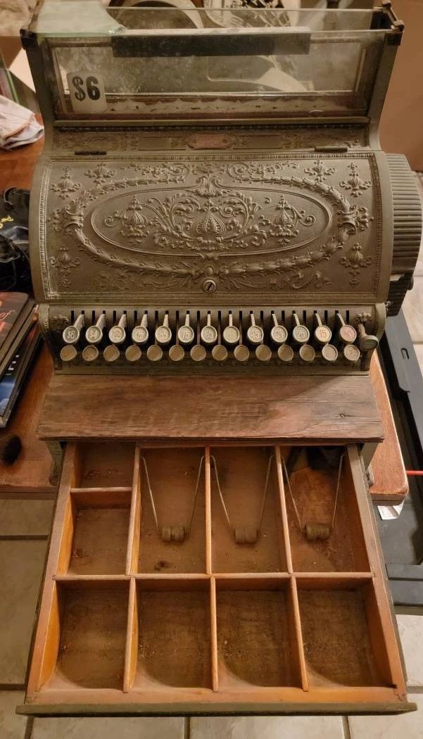 Antique National Cash Register