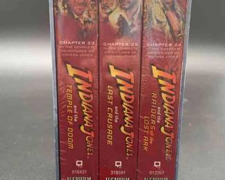 Indiana Jones, 3 VHS SET , New