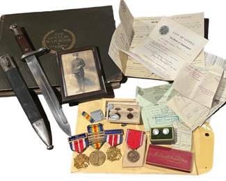 This grouping was found together and  will be sold together. 