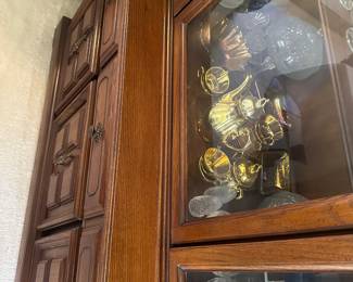 stemware, teacups, silver serving sets, crystal,