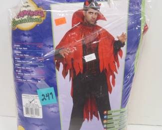 MEN'S DEVIL COSTUME, PARTS NOT VERIFIED