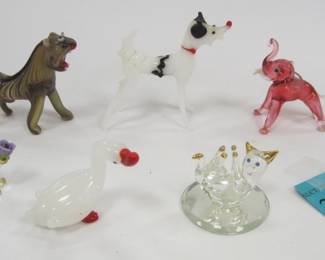 MINIATURE GLASS ANIMALS