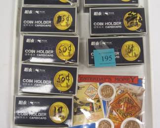 COIN HOLDERS FOR VARIOUS DENOMINATIONS