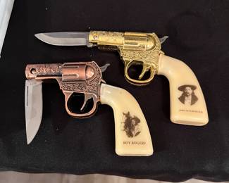 Toy gun knives Roy Rodgers 