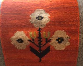 One of many vintage Polish Kelim wall hangings