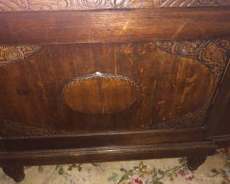 Detail of footboard