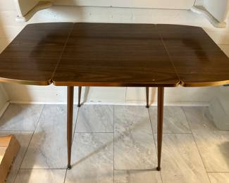 Vintage Formica drop side table