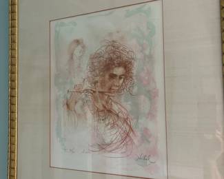 Edna Hibel signed numbered print
