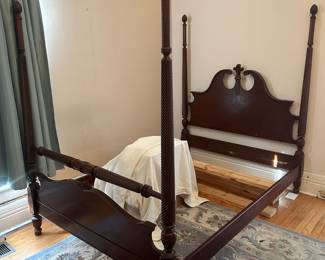 Mahogany full bed frame