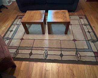 Pair if mcm Lane tables. One has water damage on one corner. Sold separately 