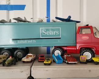Vintage Sears Roebuck Semi Delivery Truck