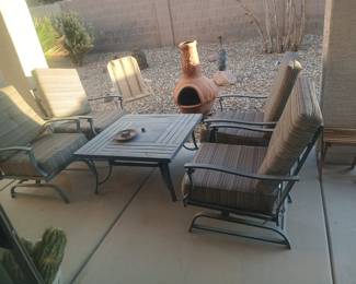 Patio Chairs with Cushons