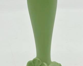 Green Footed Bud Vase