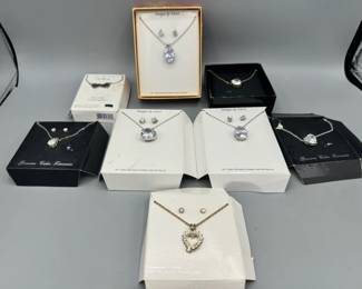 New Necklace & Earring Sets Feat. Genuine Crystal