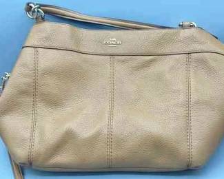 Tan Coach Handbag