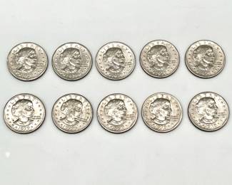 (10) 1979 FG Susan B. Anthony Liberty Dollar Coins