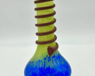 Mid Century Modern MCM Czech Art Glass Vase