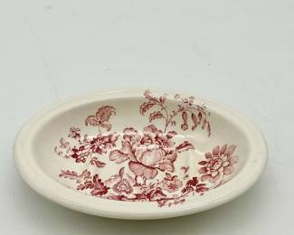 Charlotte Royal Crownford Ironstone England Soap Dish