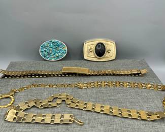 (2) Belts & (2) Buckles