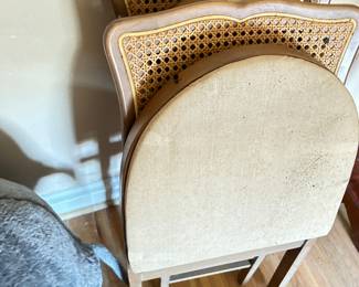 Vintage cane  back folding chairs