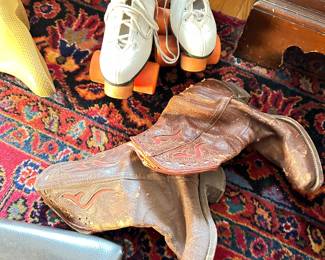 Vintage boots. Shoe-skates