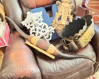 Leather recliner