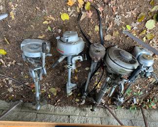 Great selection of little motors, antique and vintage