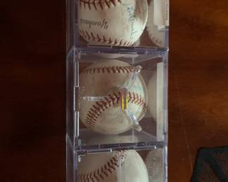 Rare Signed baseballs 