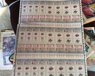 Extremely rare, twins, proof tickets .