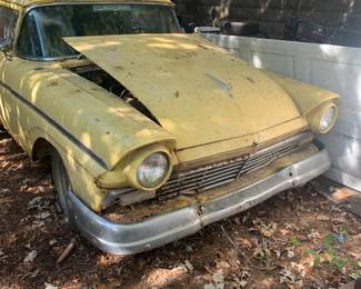 1957 Ford sedan delivery on bed till Monday 1 pm A  very rare car on bid for your consideration