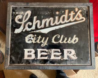 Great old sign  pre-prohibition,  as is 