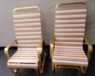 1960s original glider chairs