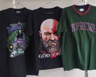 Just a few examples of some t shirts including Original SUPREME t-shirt