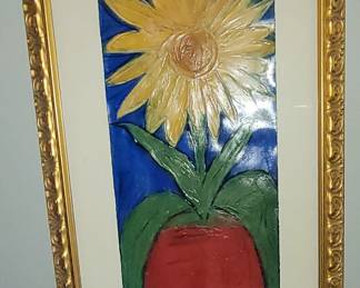 Large Original framed oil painting