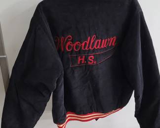 Rare Woodlawn High school corduroy jacket