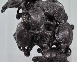 Bronze multi turtles
