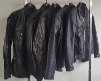 Miscellaneous leather motorcycle jackets