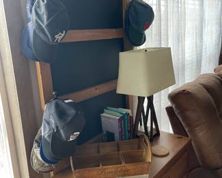 $150 Tall rustic chalk board cabinet with 1 drawer and 1 shelf storage area 32x19x30 (tabletop) 43 (total height)