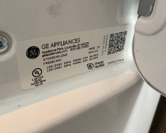 $600 set GE Washer and dryer, 3 years old