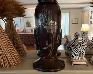 Heinz Sterling/Bronze Large Vase