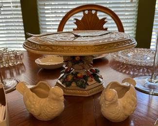 Fitz & Floyd cake plate