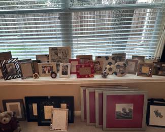 A wide selection of picture frames