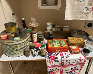 Back to house - a selection of antique containers