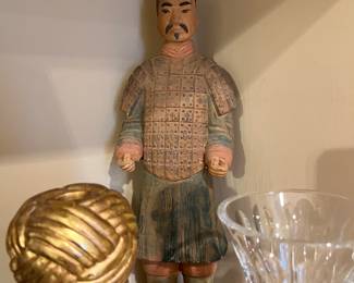 Chinese terracotta infantry warrior 15”