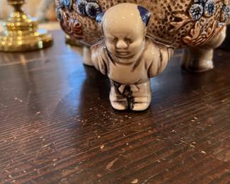 Oriental Effigy Bowl / Planter