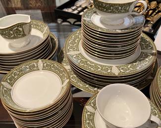 Bristol Japan China ‘Spanish Scroll’ fine china 65 pieces