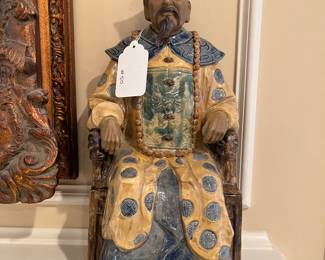 Vintage Chinese Shiwan Emperor
