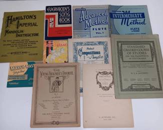 Vintage Music Instruction Books